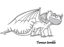 coloriage dragons 2 terreur terrible